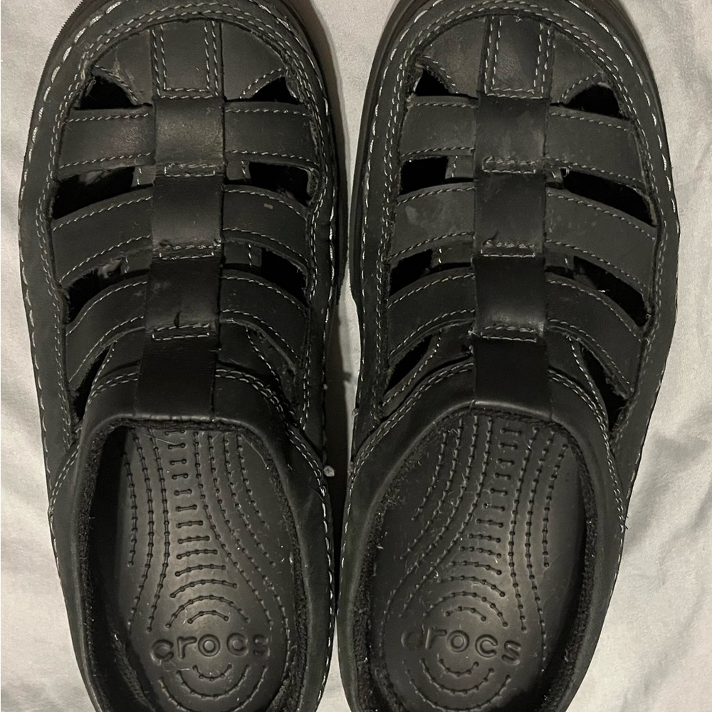 CROCS Men's Black Loafers